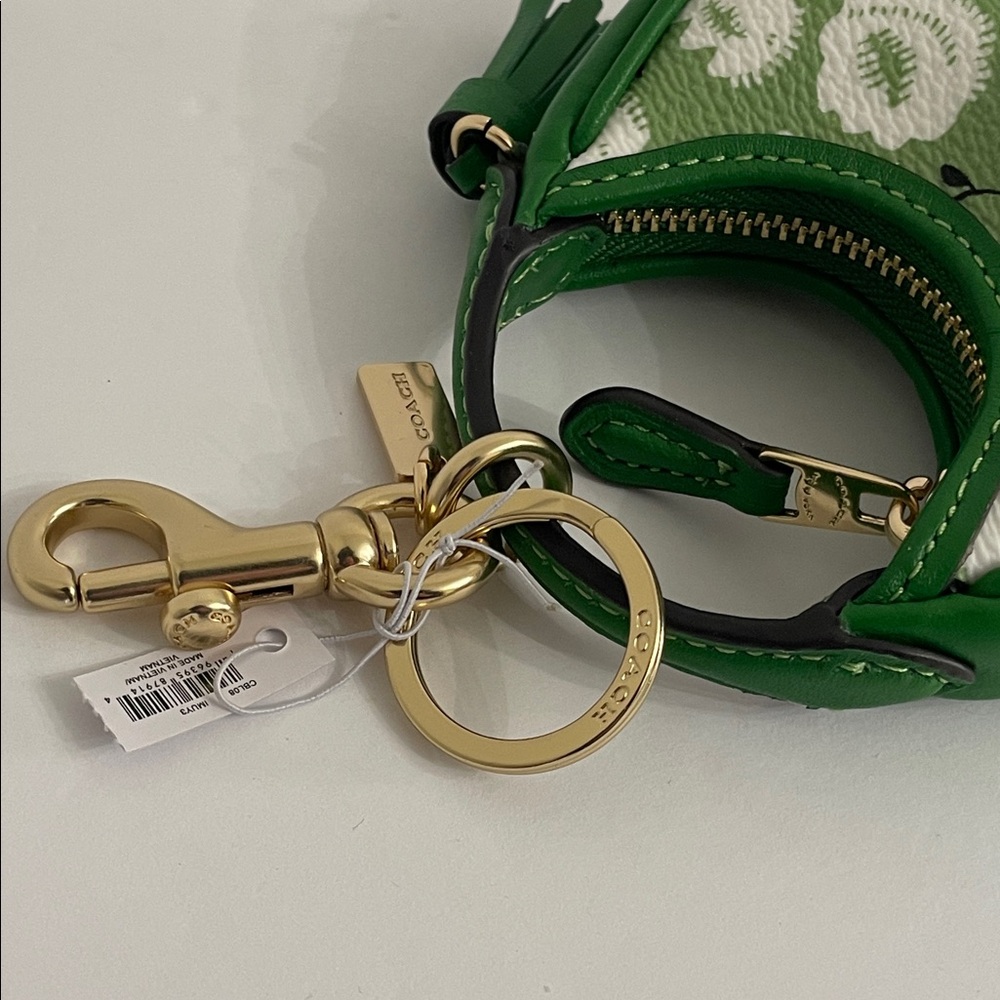 NWT Coach Mini Carmen Bag Charm - Picture 6 of 7